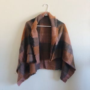 Plaid Blanket Scarf